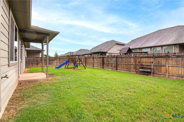 466 Sand Trail St, New Braunfels, TX 78130 - view of yard featuring a playground