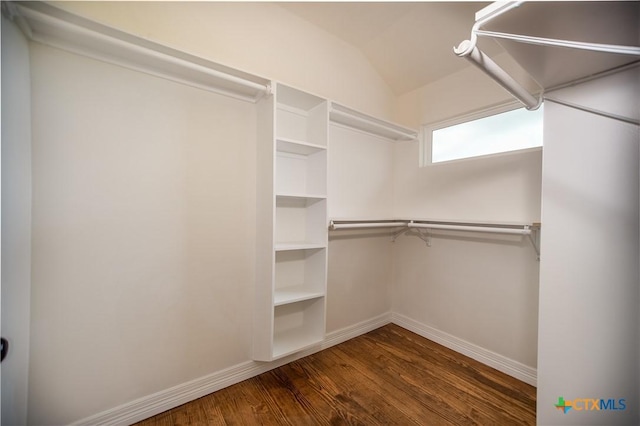 177 Powderhorn Ln, Port Lavaca, TX 77979 - spacious closet featuring dark wood-type flooring