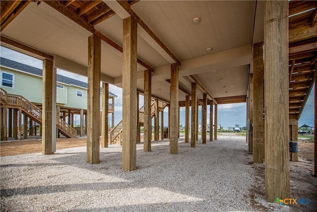 177 Powderhorn Ln, Port Lavaca, TX 77979 - view of patio / terrace featuring stairs