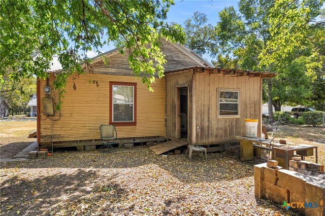 view of rear view of property