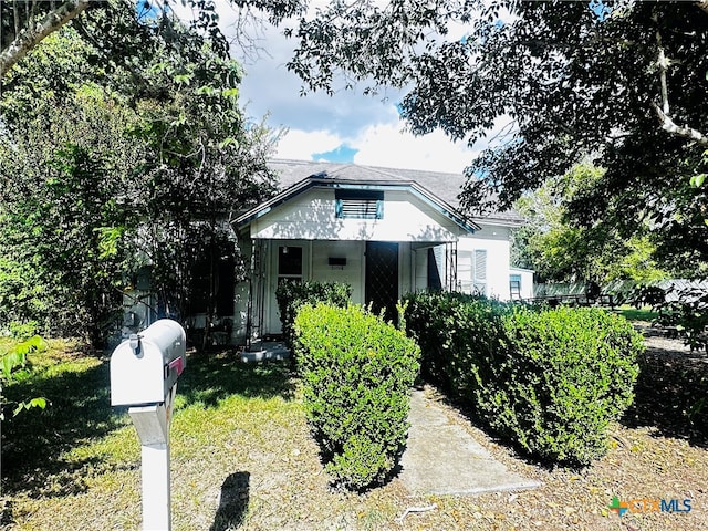 view of bungalow