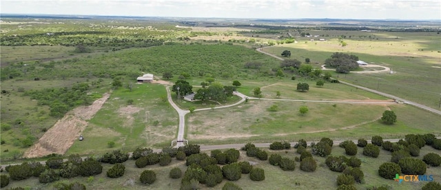 614 County Road 207, Burnet, TX 78611 - aerial overview of property's location featuring rural landscape