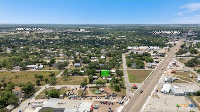 205 E Johnson St, Cuero, TX 77954 - drone / aerial view