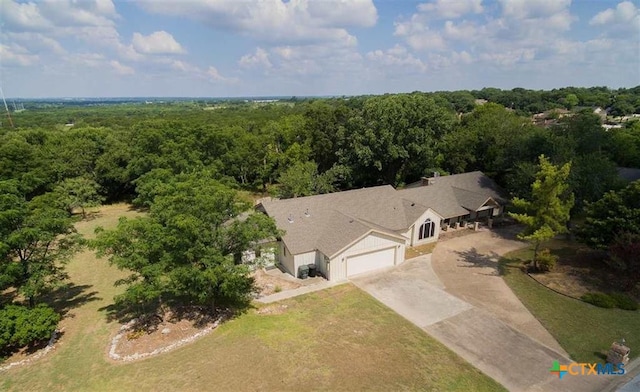 3512 Magnolia Blvd, Temple, TX 76502 - aerial view of property and surrounding area featuring a forest