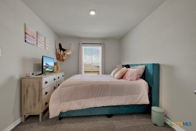 bedroom with carpet flooring