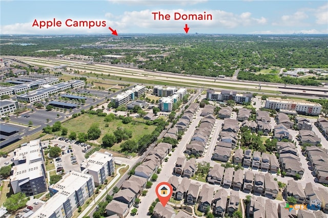 13900 Zink Bnd Unit 61, Austin, TX 78717 - drone / aerial view