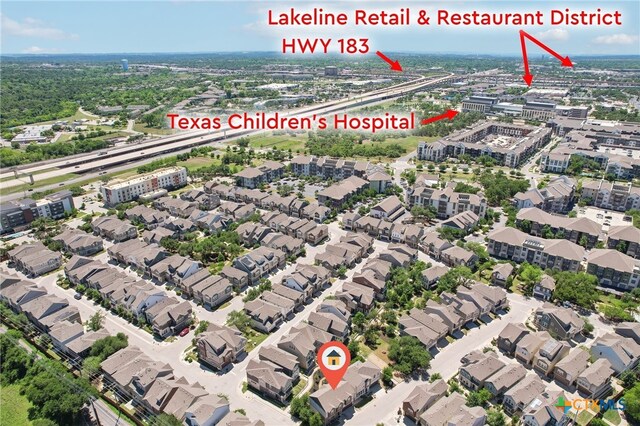 13900 Zink Bnd Unit 61, Austin, TX 78717 - bird's eye view