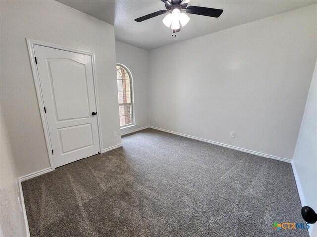 719 Eagle Claw Dr, Salado, TX 76571 - carpeted empty room with ceiling fan and baseboards