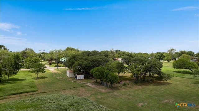 210 Julia St, Yoakum, TX 77995 - view of green lawn featuring view of scattered trees