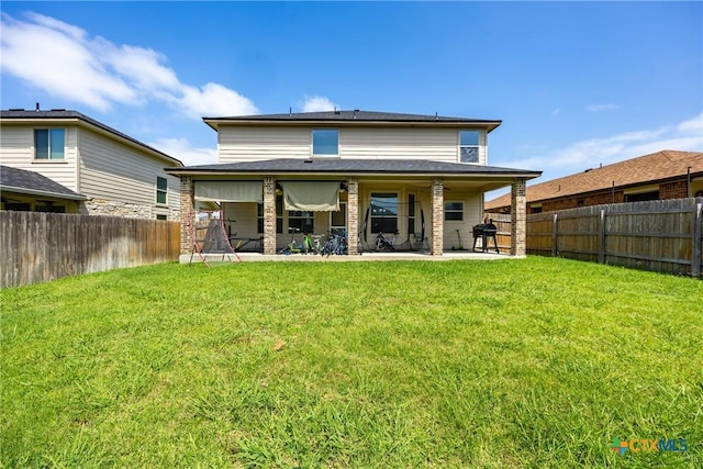 5920 Stonehaven Dr, Temple, TX 76502 - rear view of property with a patio area
