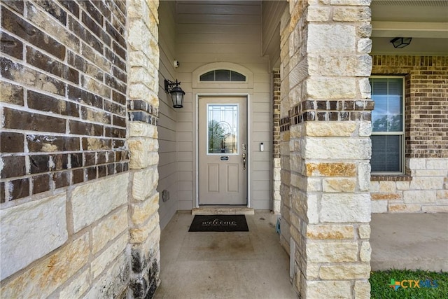 5920 Stonehaven Dr, Temple, TX 76502 - entrance to property featuring stone siding