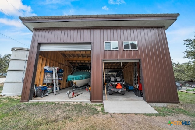 view of outbuilding