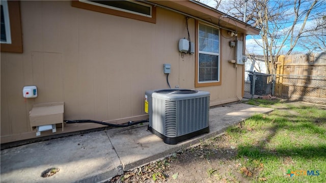 exterior details featuring central air condition unit