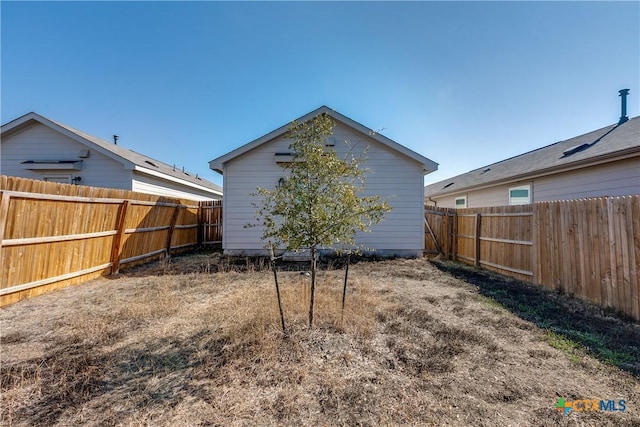 view of rear view of property