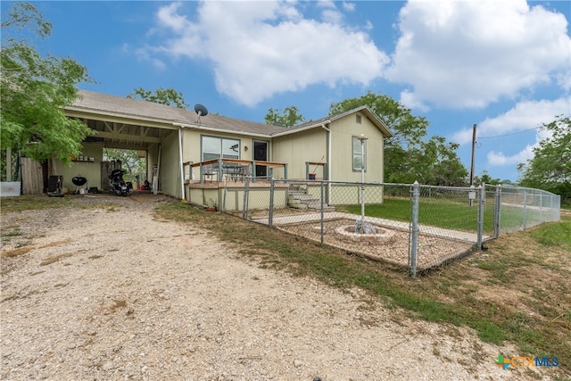 view of back of house