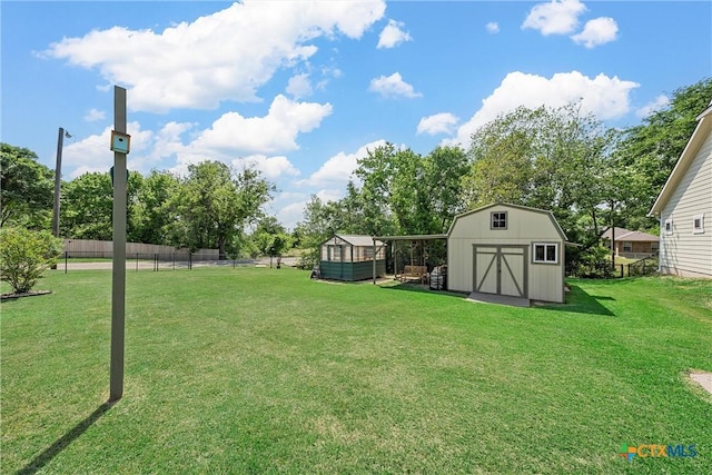 4130 Cripple Creek Dr, Temple, TX 76502 - view of yard featuring a storage shed