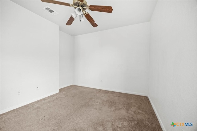 1212 Trailboss Dr, Killeen, TX 76549 - empty room with carpet flooring and a ceiling fan