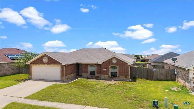 1212 Trailboss Dr, Killeen, TX 76549 - single story home with driveway, a garage, and brick siding