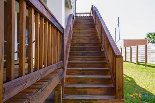 view of stairs