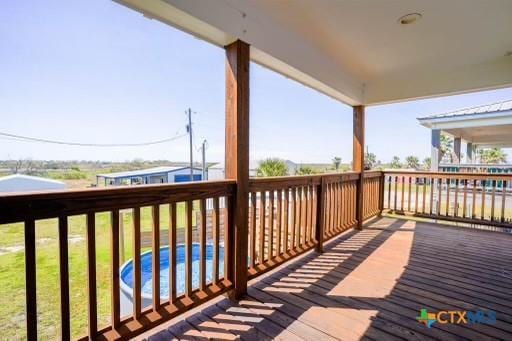 view of deck