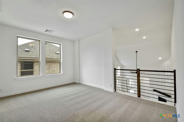 1842 Nettletree Rd, New Braunfels, TX 78132 - empty room featuring recessed lighting, baseboards, visible vents, and carpet