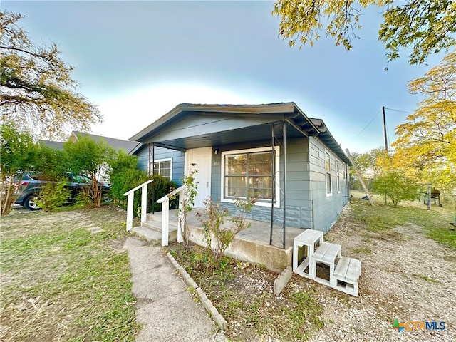 bungalow-style house featuring a porch