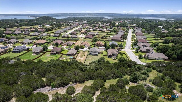 3903 Scenic Trail Dr, Harker Heights, TX 76548 - aerial view of property and surrounding area with a nearby body of water and nearby suburban area