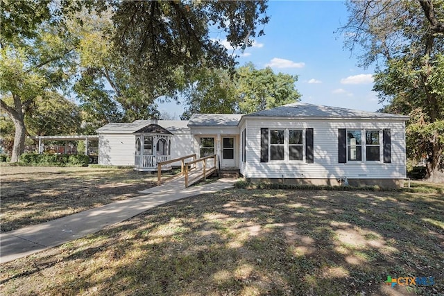 view of ranch-style house