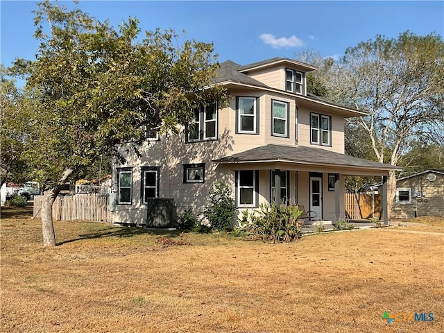 1203 E Third St, Hallettsville, TX 77954 - view of front of house with covered porch