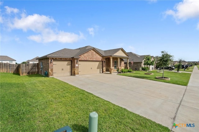 2520 Cortona St, Harker Heights, TX 76548 - view of front of house with brick siding, a garage, and driveway