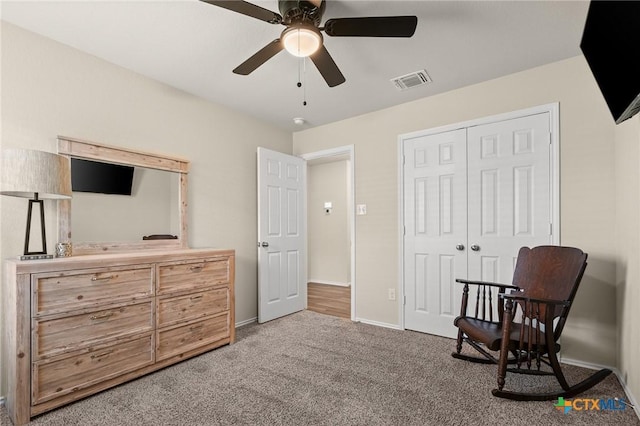 2520 Cortona St, Harker Heights, TX 76548 - sitting room featuring a ceiling fan and carpet