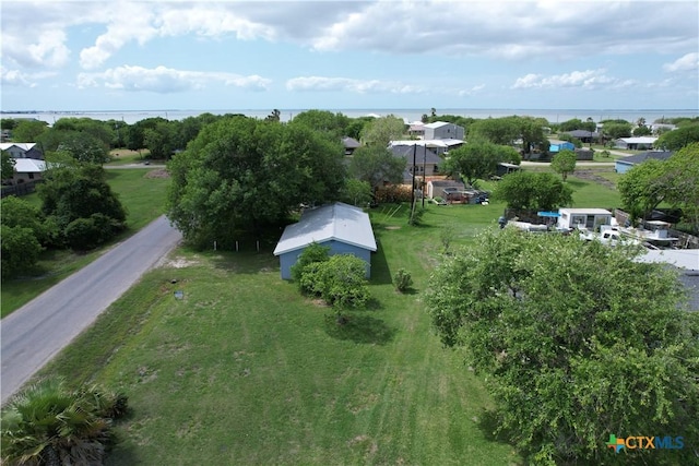 502 S 9th St, Seadrift, TX 77983 - drone / aerial view featuring a water view