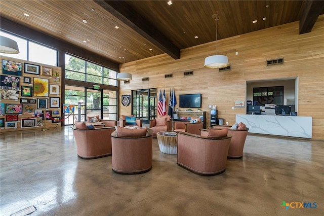 view of community lobby