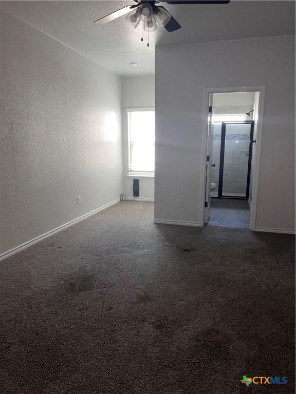 806 Dred Roger Cir, Killeen, TX 76542 - unfurnished room with ceiling fan and carpet