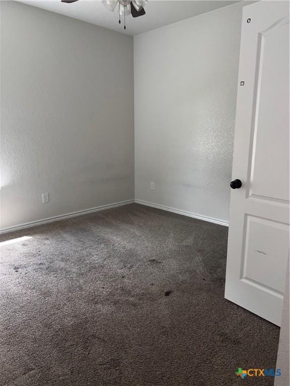 806 Dred Roger Cir, Killeen, TX 76542 - unfurnished room featuring a ceiling fan and carpet