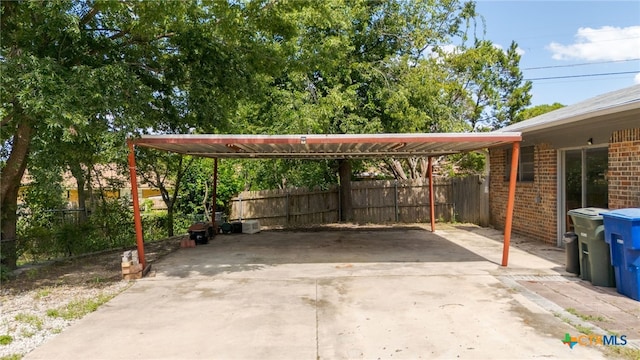 405 Carothers St, Copperas Cove, TX 76522 - view of parking featuring driveway and a carport
