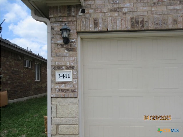 exterior details with stone siding