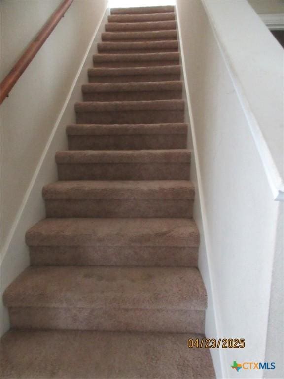 view of staircase