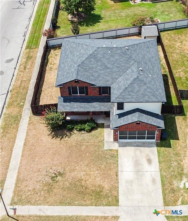 1505 Line Dance Ct, Killeen, TX 76542 - view from above of property