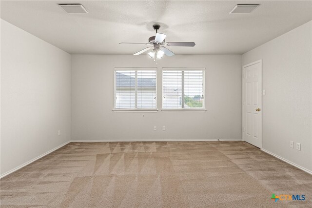 1505 Line Dance Ct, Killeen, TX 76542 - empty room featuring carpet flooring, a ceiling fan, and baseboards