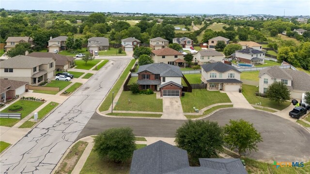 1505 Line Dance Ct, Killeen, TX 76542 - aerial perspective of suburban area