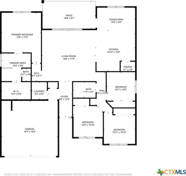 8113 Iron Gate Dr, Temple, TX 76502 - view of property floor plan