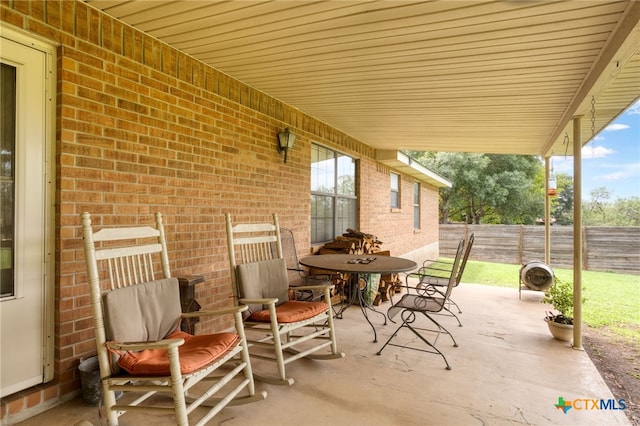 view of patio