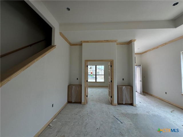 2026 Yarrow Rd, Temple, TX 76502 - empty room featuring crown molding and baseboards