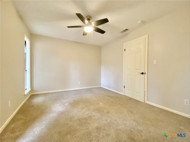 507 Santa Fe, Victoria, TX 77904 - carpeted empty room with a ceiling fan and plenty of natural light