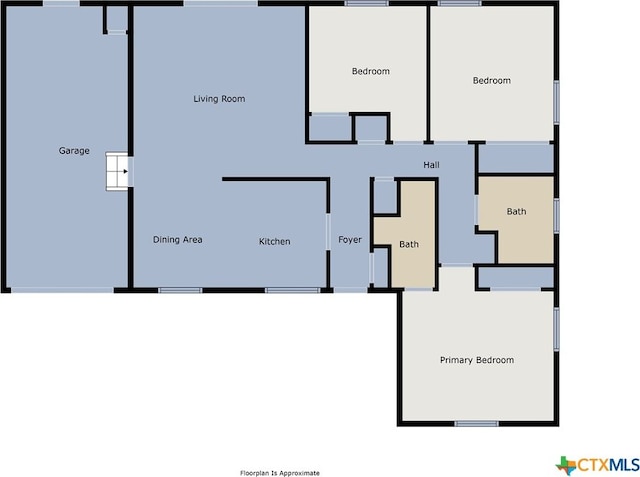 1105 E Robertson Ave, Copperas Cove, TX 76522 - view of home floor plan