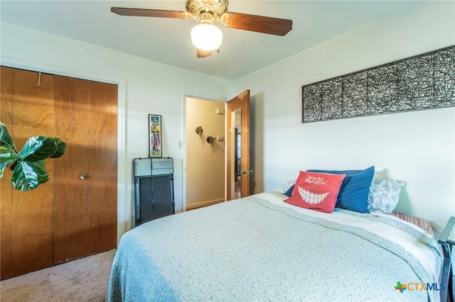 1105 E Robertson Ave, Copperas Cove, TX 76522 - bedroom featuring carpet flooring and ceiling fan