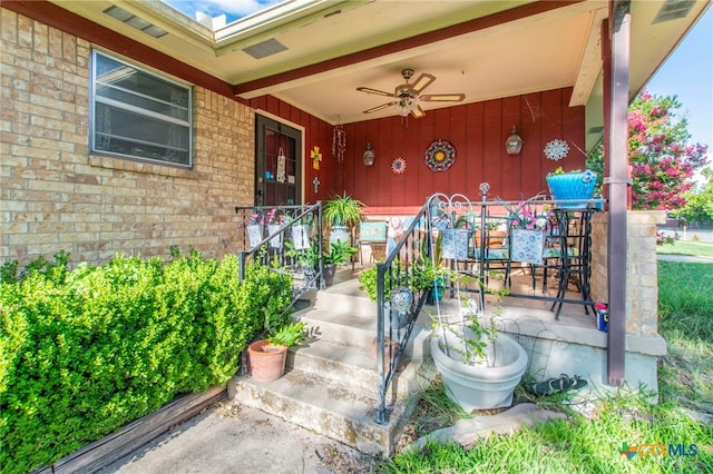 1105 E Robertson Ave, Copperas Cove, TX 76522 - property entrance featuring brick siding and a porch