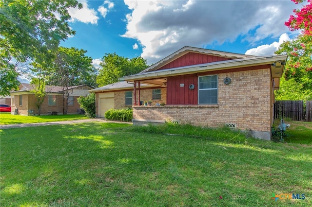 1105 E Robertson Ave, Copperas Cove, TX 76522 - single story home featuring a garage, brick siding, board and batten siding, and driveway