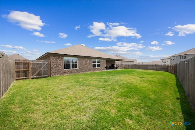 6105 Dorado Dr, Killeen, TX 76542 - view of yard with a fenced backyard
